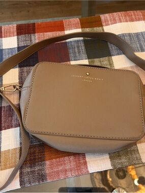 Taupe Crossbody Shoulder Bag
